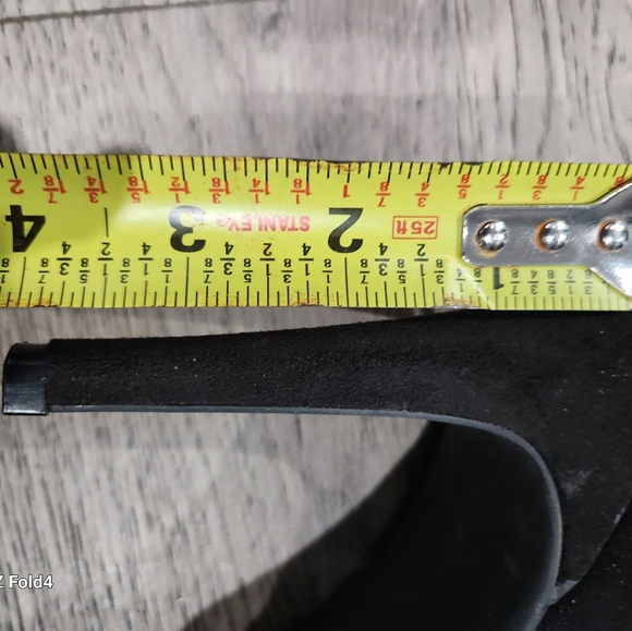 Jessica Simpson Studded Black Suede Zip Sandal - Picture 6 of 8